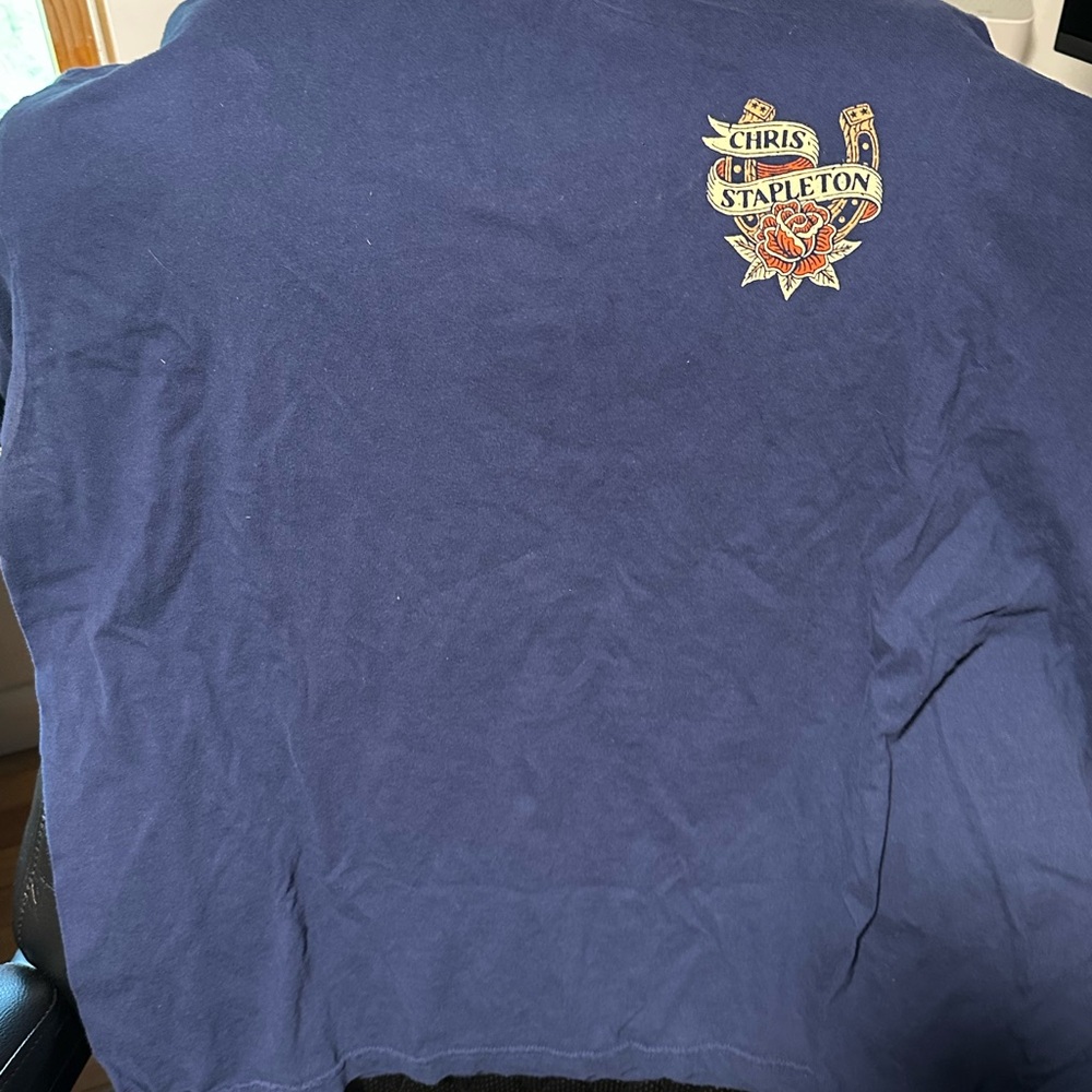 Chris Stapleton White Horse Rose Garment Dyed Heavyweight Tee